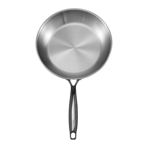 Tri-Ply Stainless Steel Frying Pan, 3 Piece (240, 280, 320 mm),